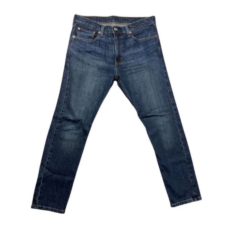 Levi's 512 Slim Taper Blue Jeans Dark Wash 33x30